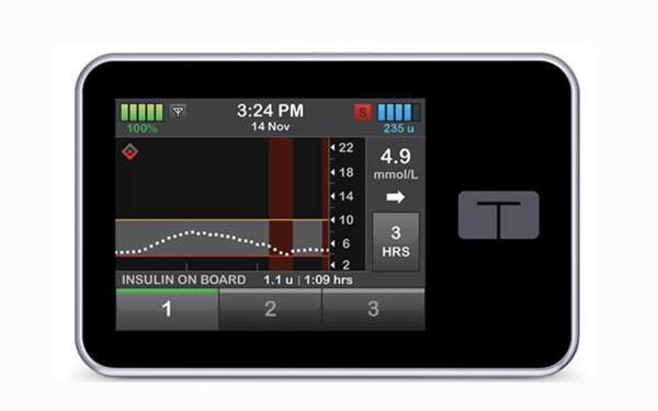 a t-slim insulin pump