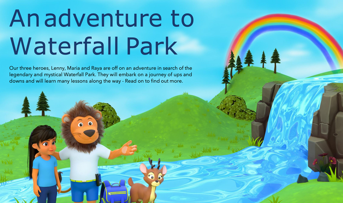 Lenny and his friends go on an adventure to waterfall park..