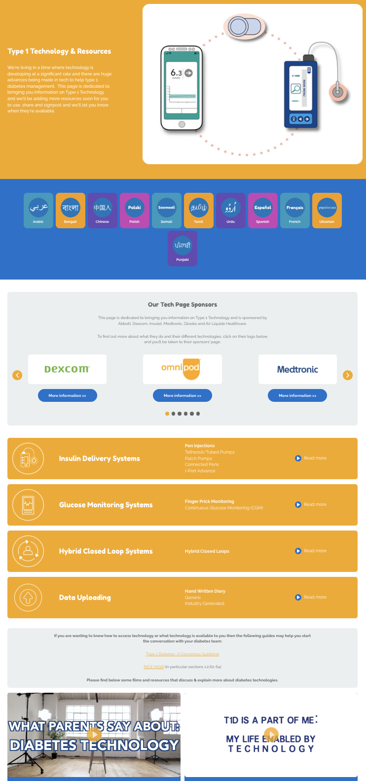 Diabetes Technology Information on DigiBete.