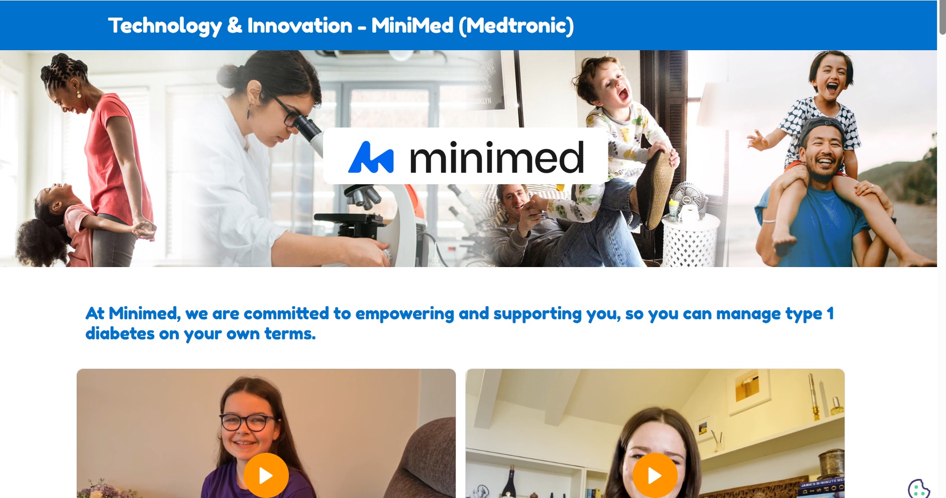 Medtronic are now MiniMed