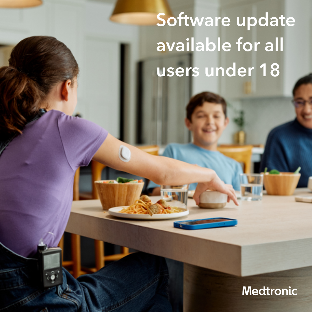 UPDATE for All Medtronic MiniMed™ 780G users under 18