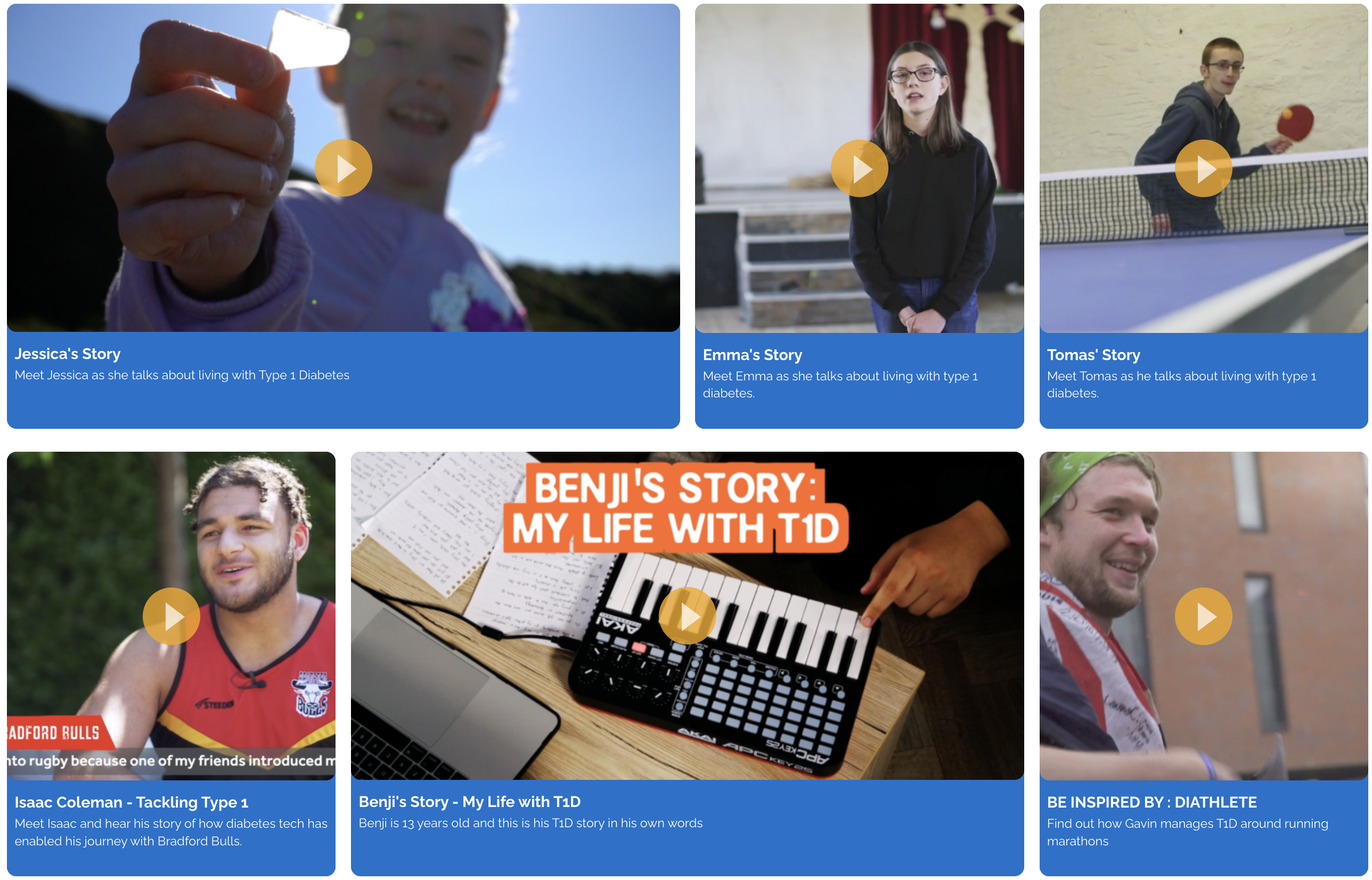 Type 1 Diabetes Stories on DigiBete