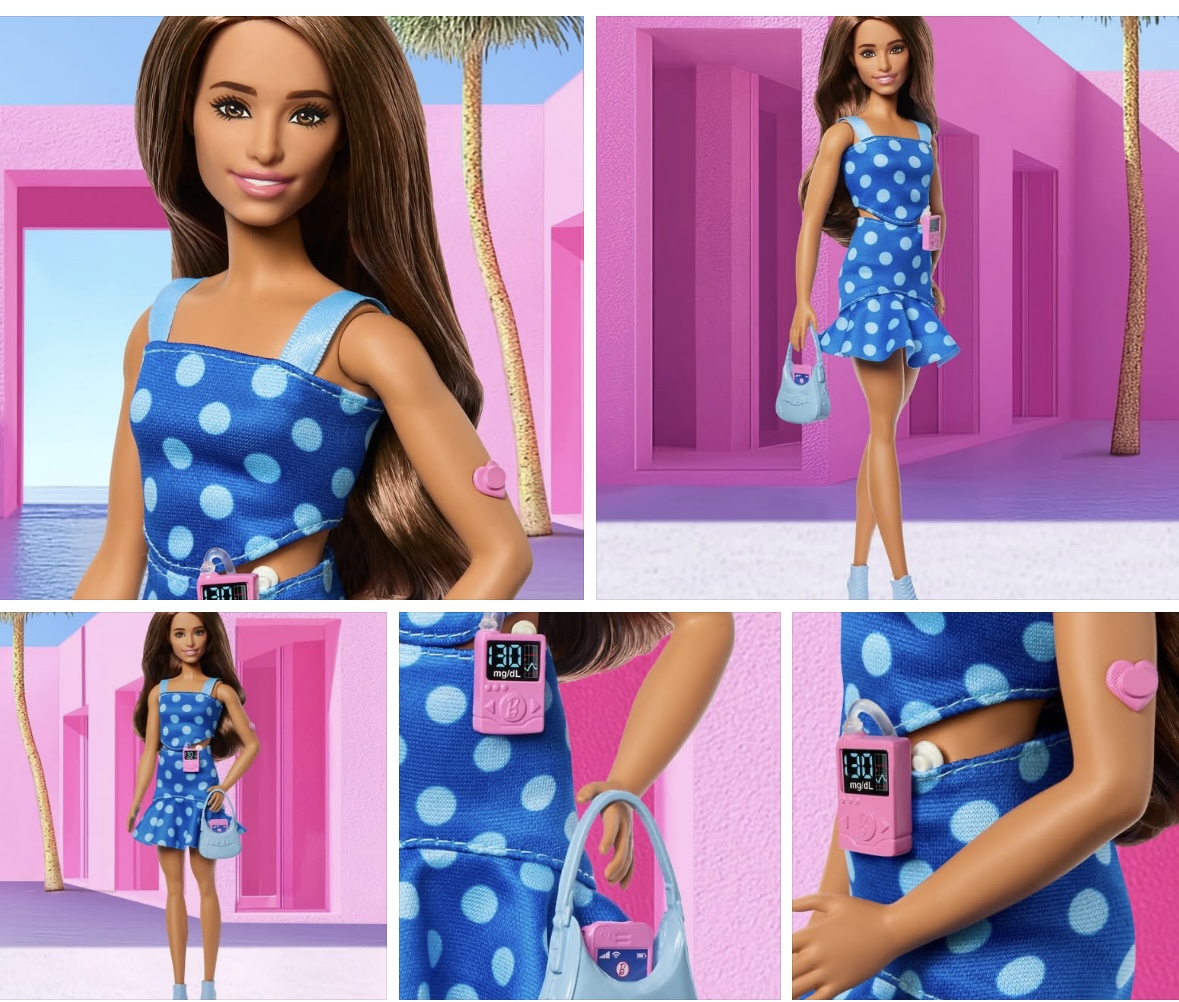 New Barbie Doll with T1D!